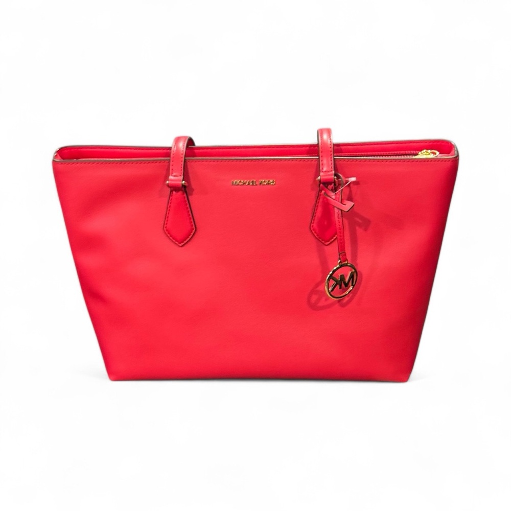 M13 Michael Kors Red Laptop Tote